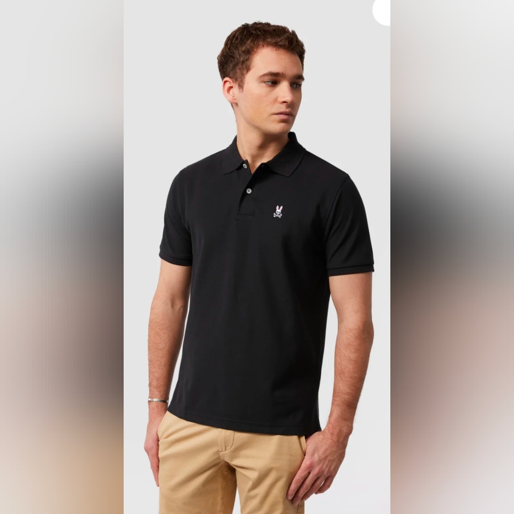 Psycho Bunny Men's Classic Pique Polo Shirt